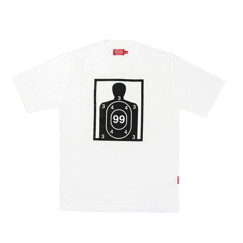“RECOIL” FITTED TEE - WHITE