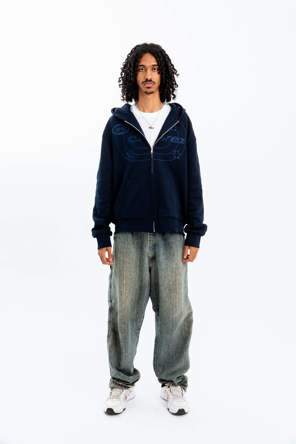"EASY" ZIP-UP NAVY