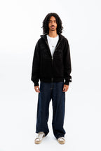 "EASY" ZIP-UP BLACK