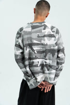 "C.A.M.O V2" WAFFLE-KNIT LONGSLEEVE (SNOW)