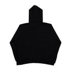 “CLOVER VISION” OVERSIZED HOODIE BLACK/RED