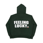 "FEELING LUCKY" OVERSIZED HOODIE GREEN