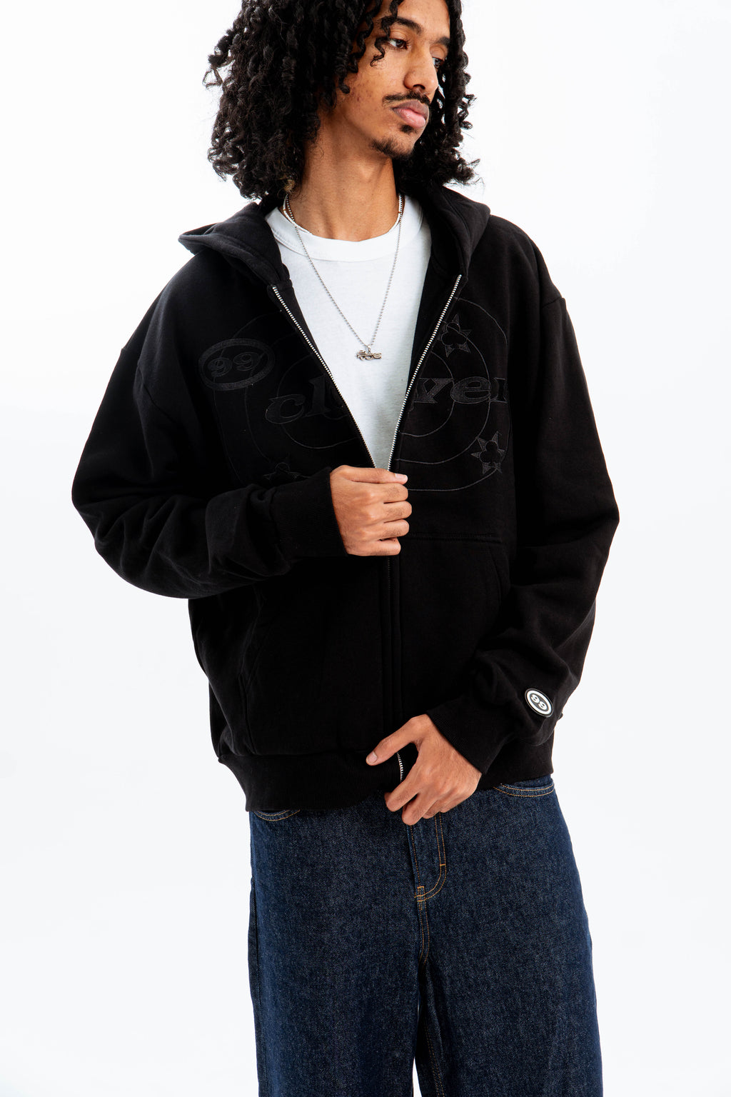 "EASY" ZIP-UP BLACK