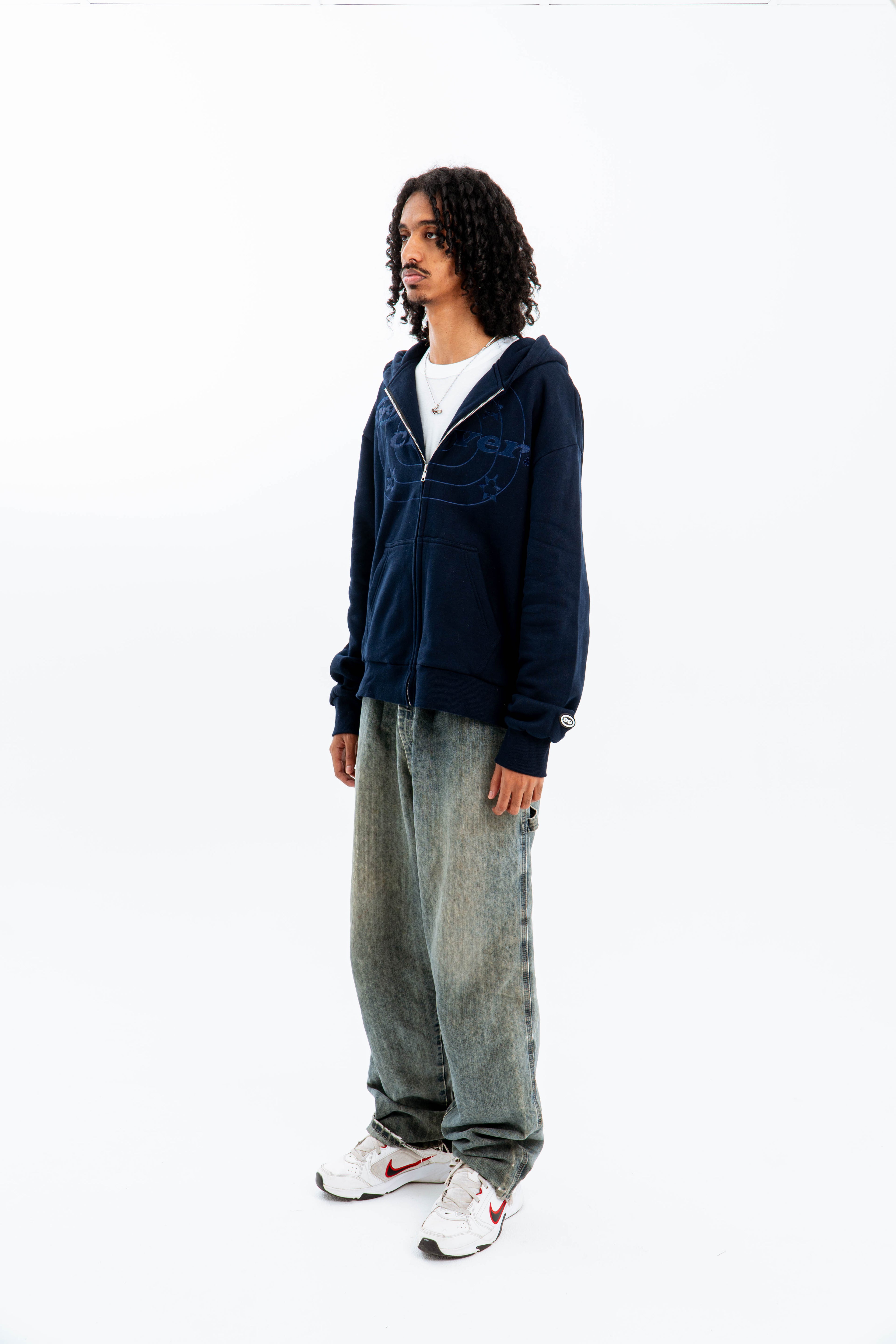 "EASY" ZIP-UP NAVY