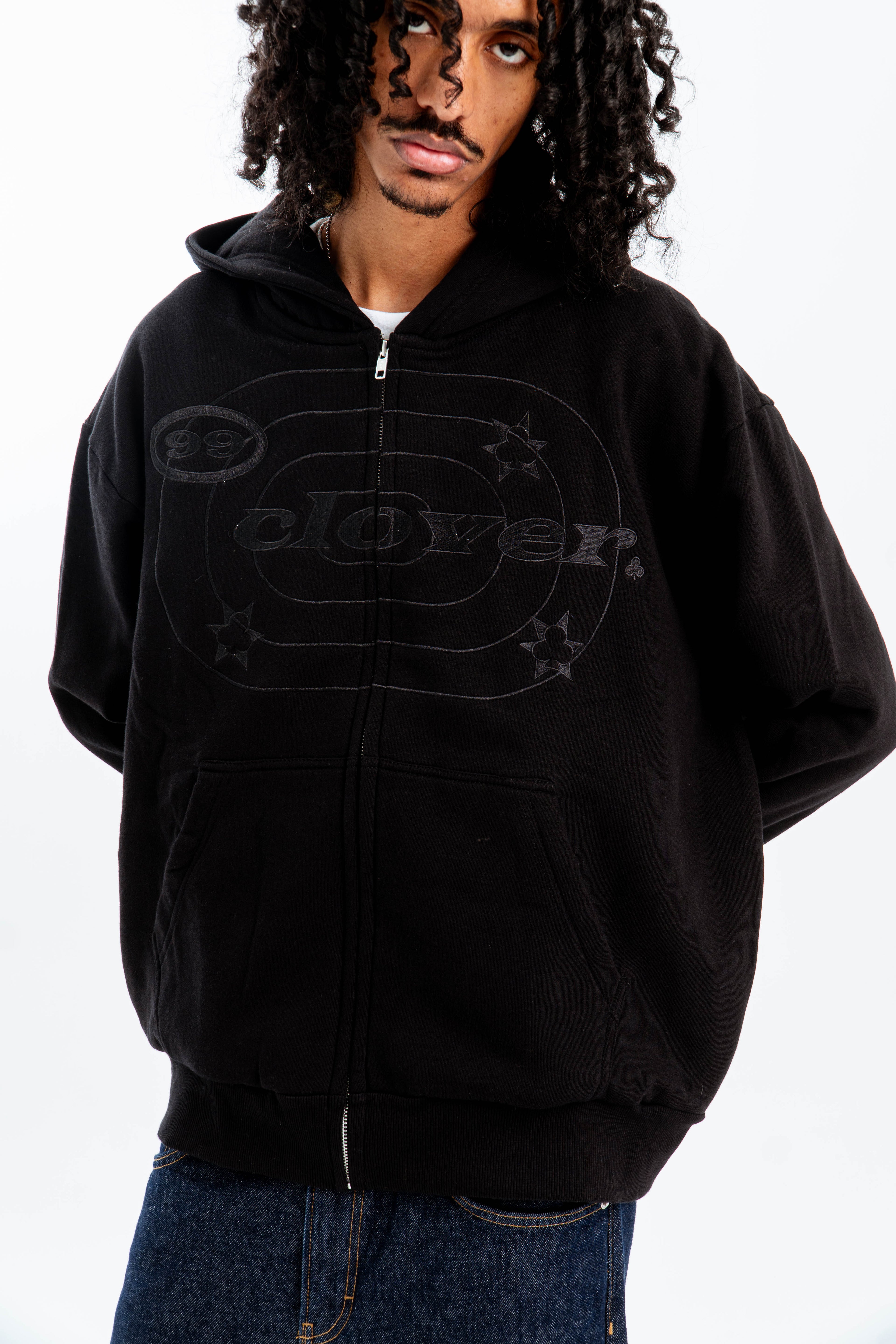 "EASY" ZIP-UP BLACK