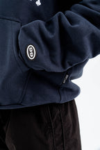 "FEELING LUCKY" OVERSIZED HOODIE NAVY