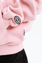 "FEELING LUCKY" OVERSIZED HOODIE PINK