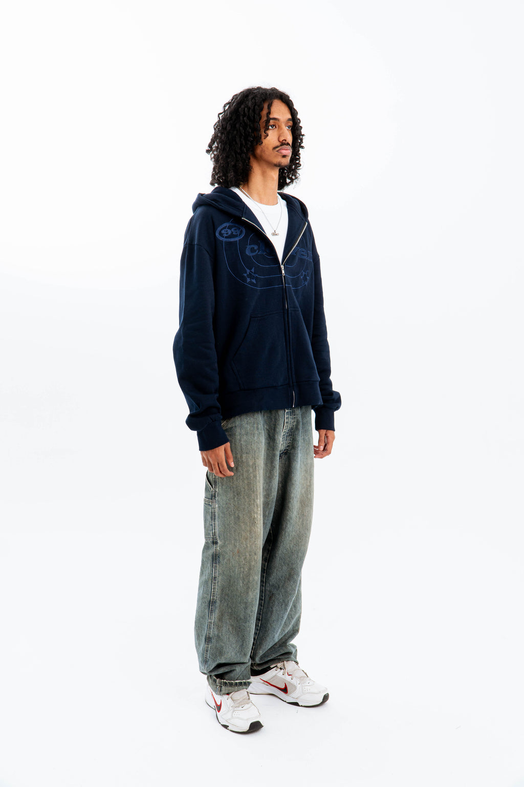 "EASY" ZIP-UP NAVY