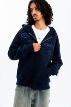 "EASY" ZIP-UP NAVY
