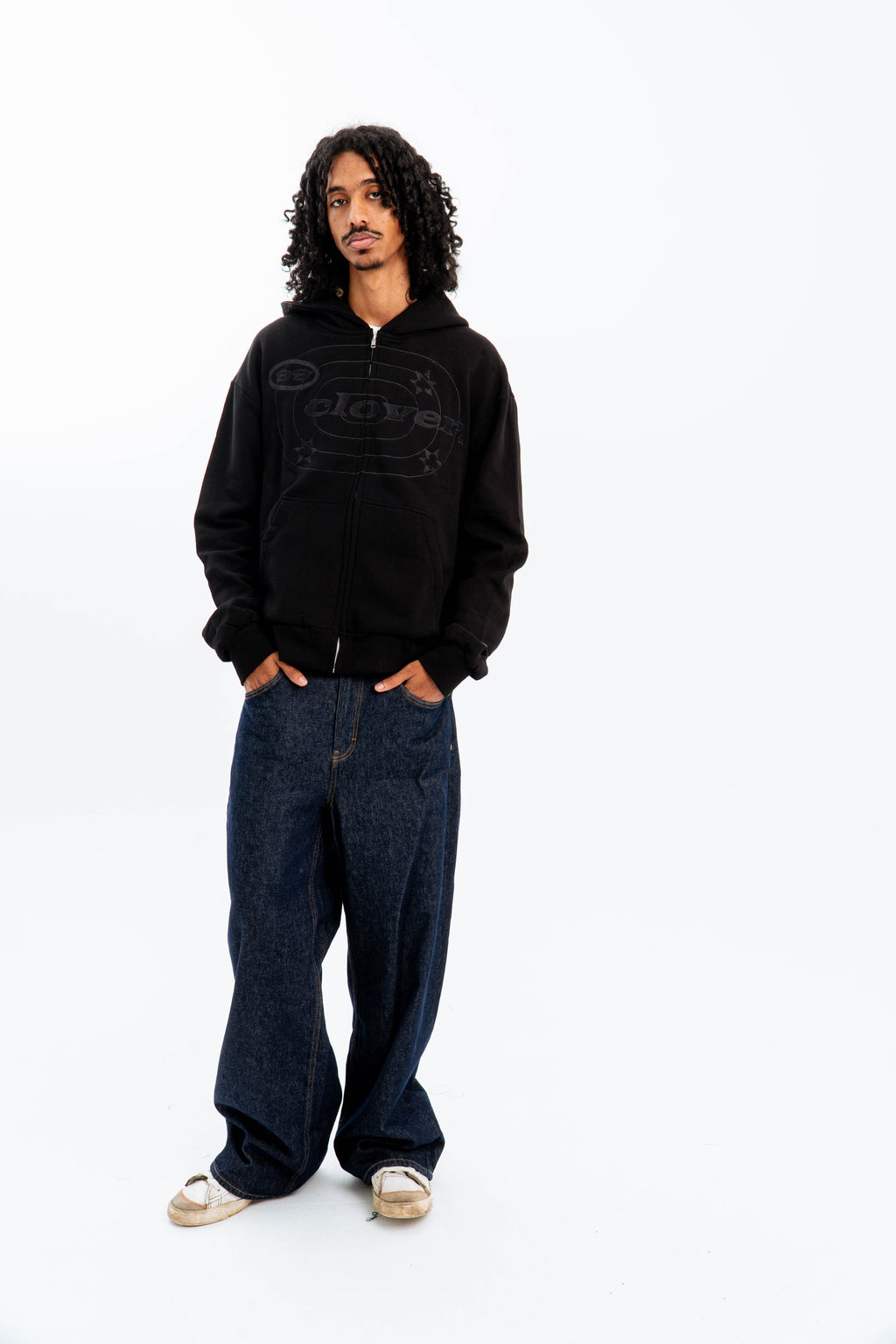 "EASY" ZIP-UP BLACK