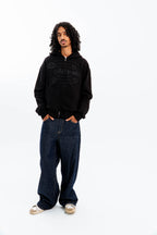 "EASY" ZIP-UP BLACK