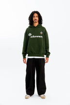 "FEELING LUCKY" OVERSIZED HOODIE GREEN