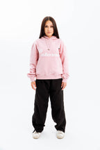 "FEELING LUCKY" OVERSIZED HOODIE PINK