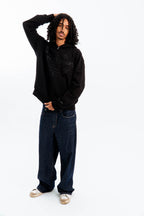 "EASY" ZIP-UP BLACK