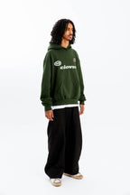 "FEELING LUCKY" OVERSIZED HOODIE GREEN