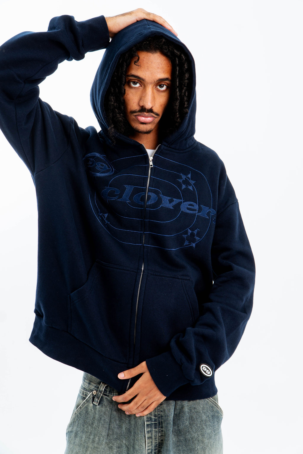 "EASY" ZIP-UP NAVY