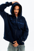 "EASY" ZIP-UP NAVY