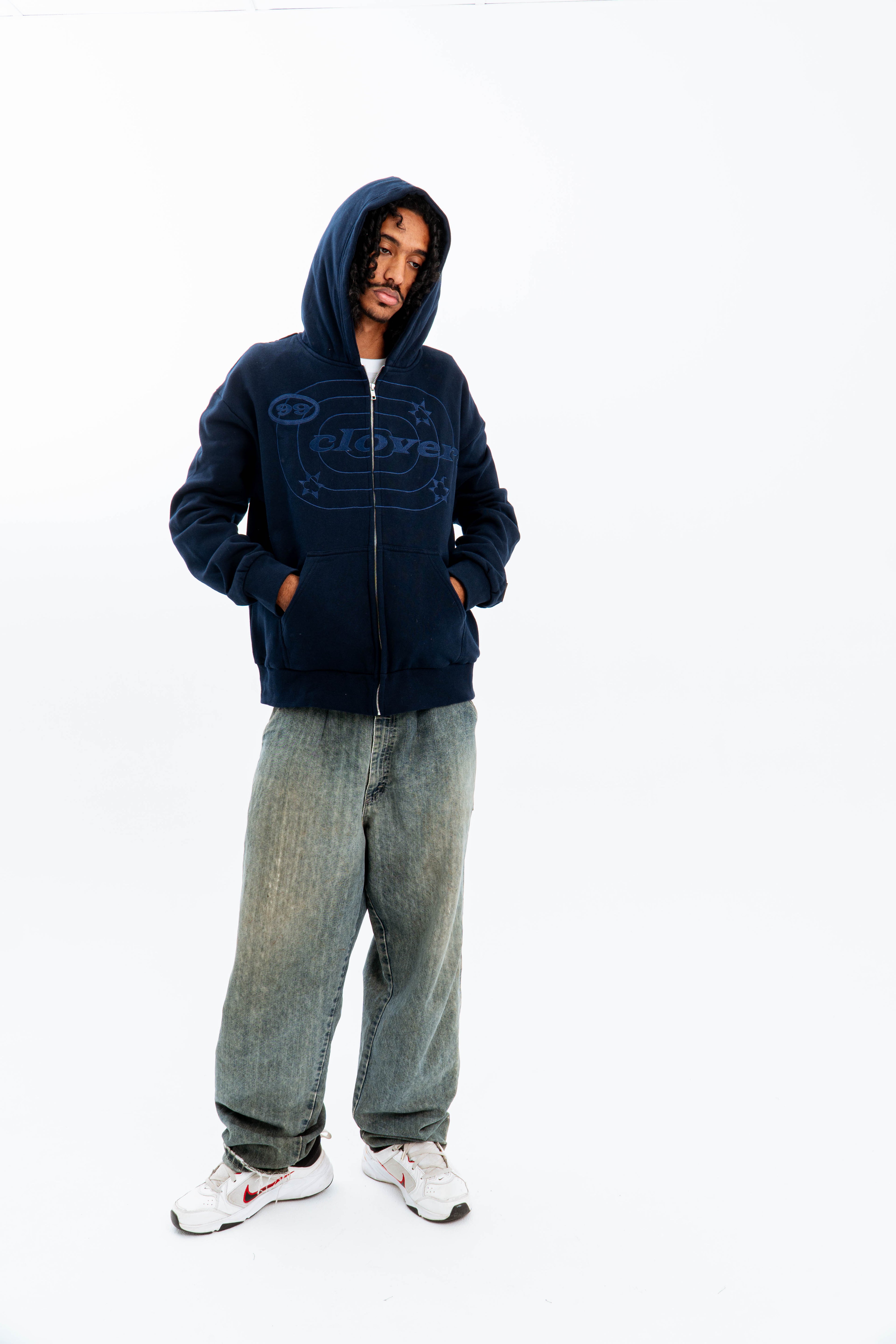"EASY" ZIP-UP NAVY