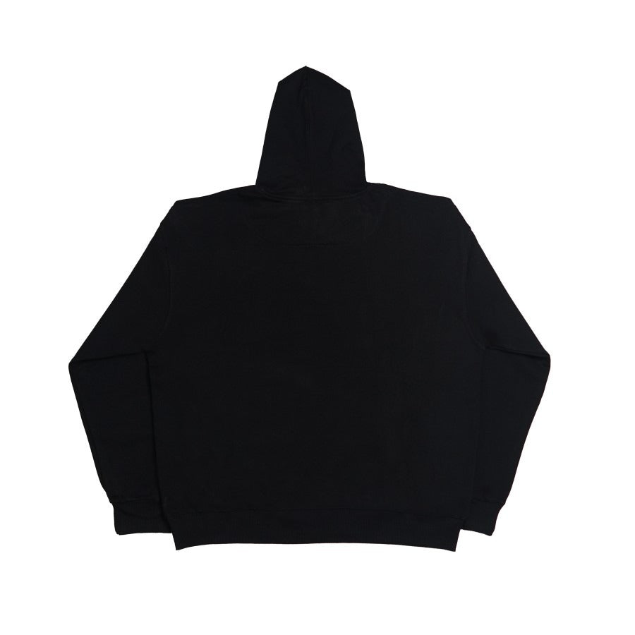 "CLOVER VISION" OVERSIZED HOODIE BLACK
