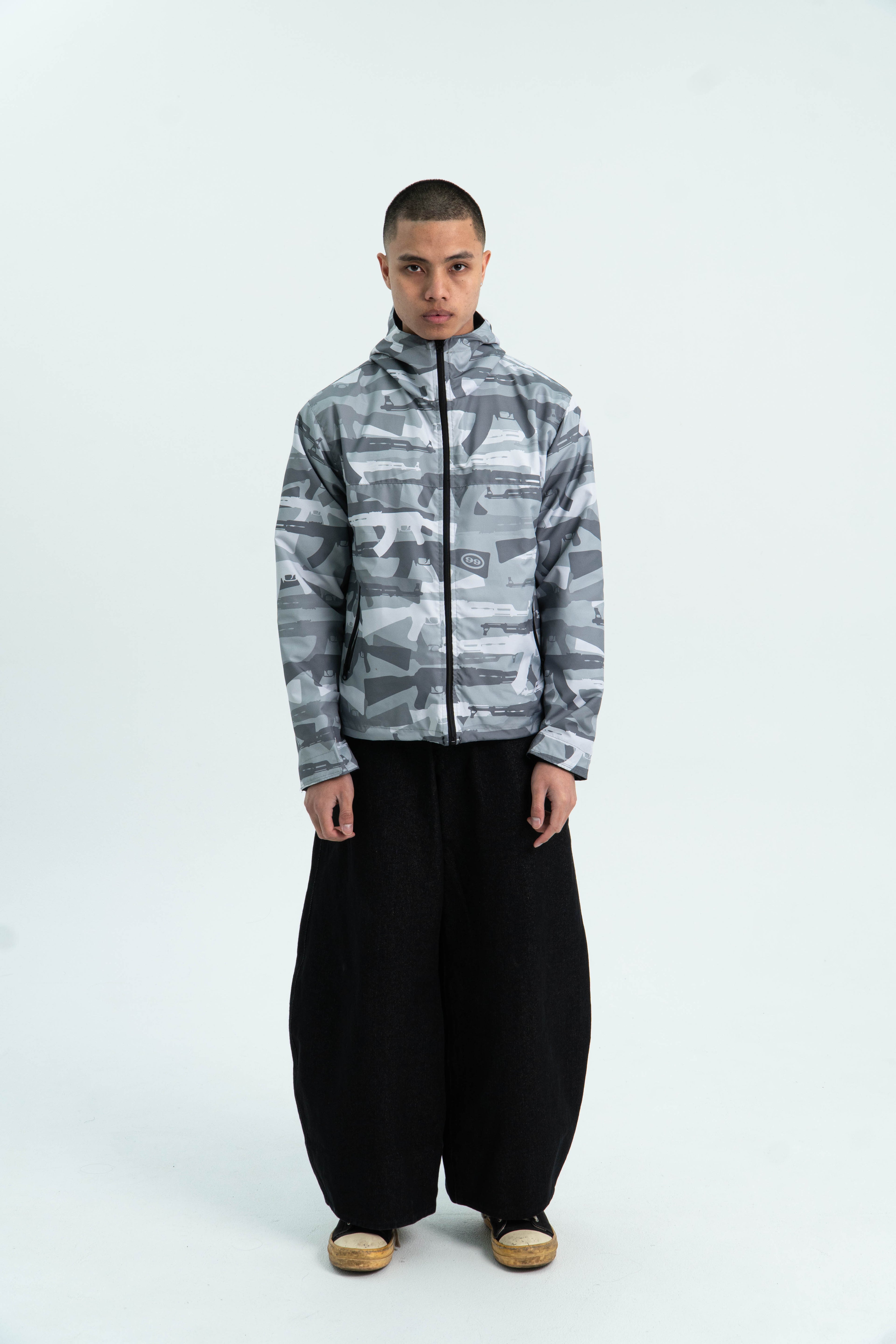 "C.A.M.O V2" REVERSIBLE JACKET (SNOW)