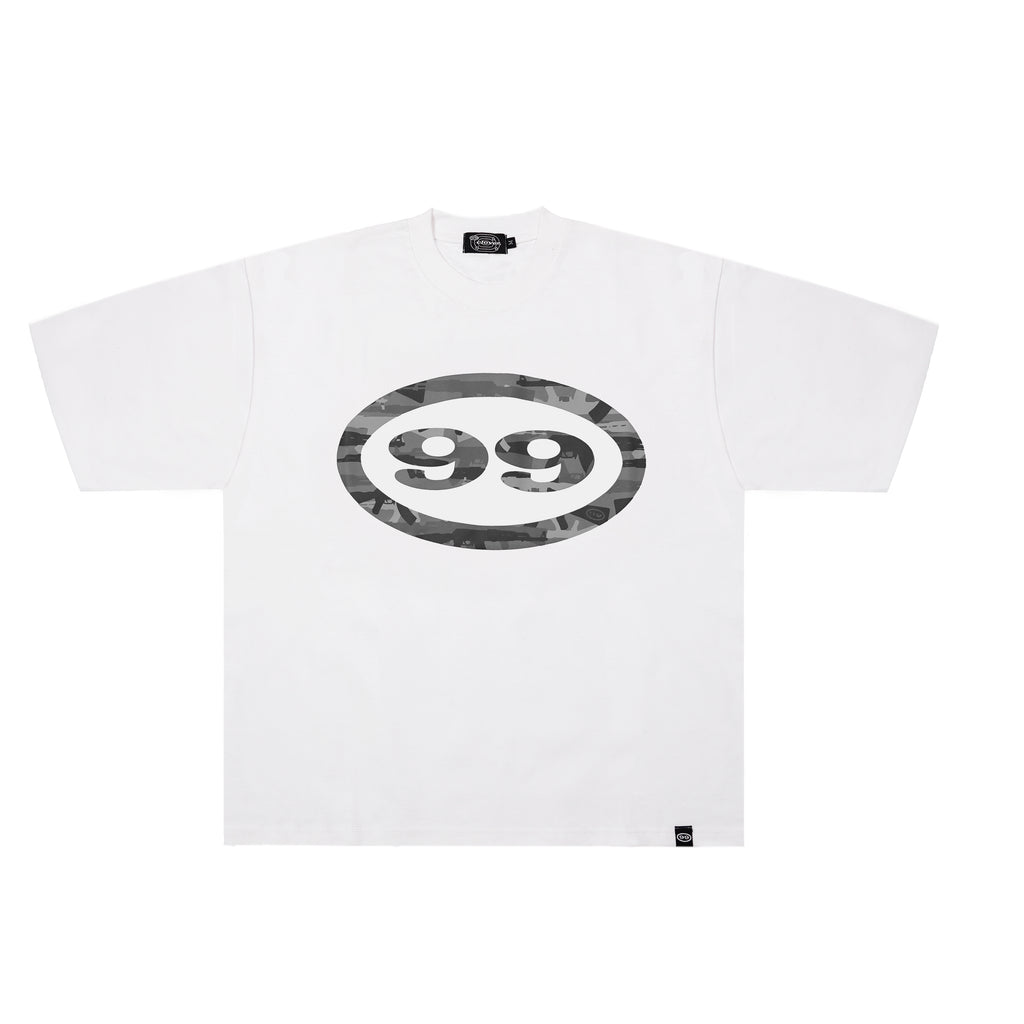 “CAMO" HEAVY TEE WHITE/SNOW