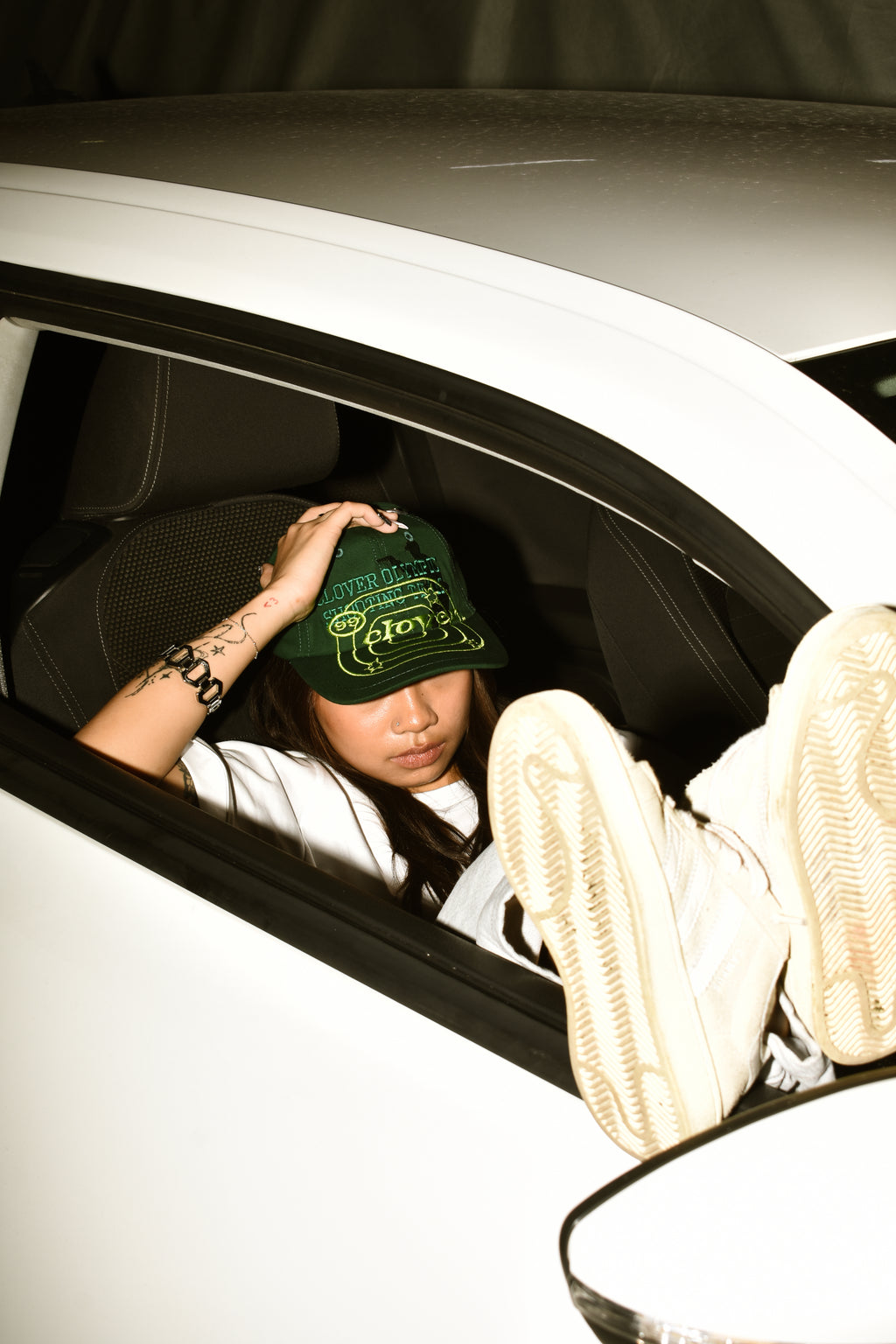 "C.O.S.T"  HAT DOUBLE GREEN