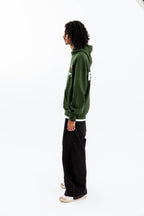 "FEELING LUCKY" OVERSIZED HOODIE GREEN