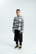 "C.A.M.O V2" WAFFLE-KNIT LONGSLEEVE (SNOW)