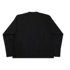 “RECOIL” DOUBLE LAYER LONGSLEEVE TEE - BLACK/BLACK