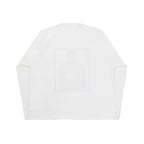 “RECOIL” WAFFLE KNIT LONGSLEEVE - WHITE