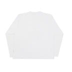 “RECOIL” DOUBLE LAYER LONGSLEEVE TEE - WHITE/WHITE