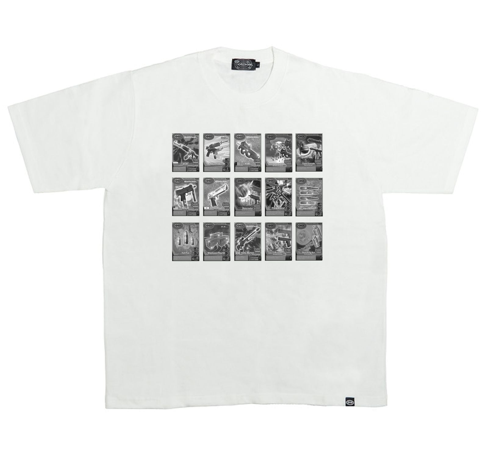 “COLLECTOR” HEAVY TEE BLACK N WHITE