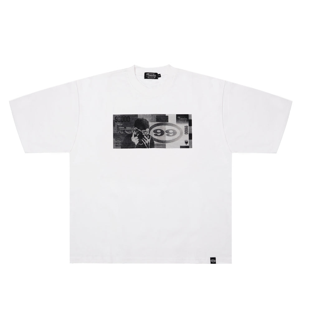“MONEY” HEAVY TEE WHITE
