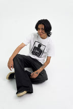 “RECOIL” FITTED TEE - WHITE
