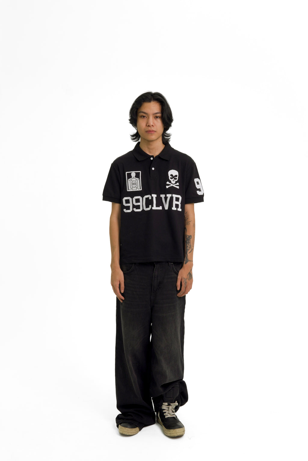 “RECOIL” POLO - BLACK