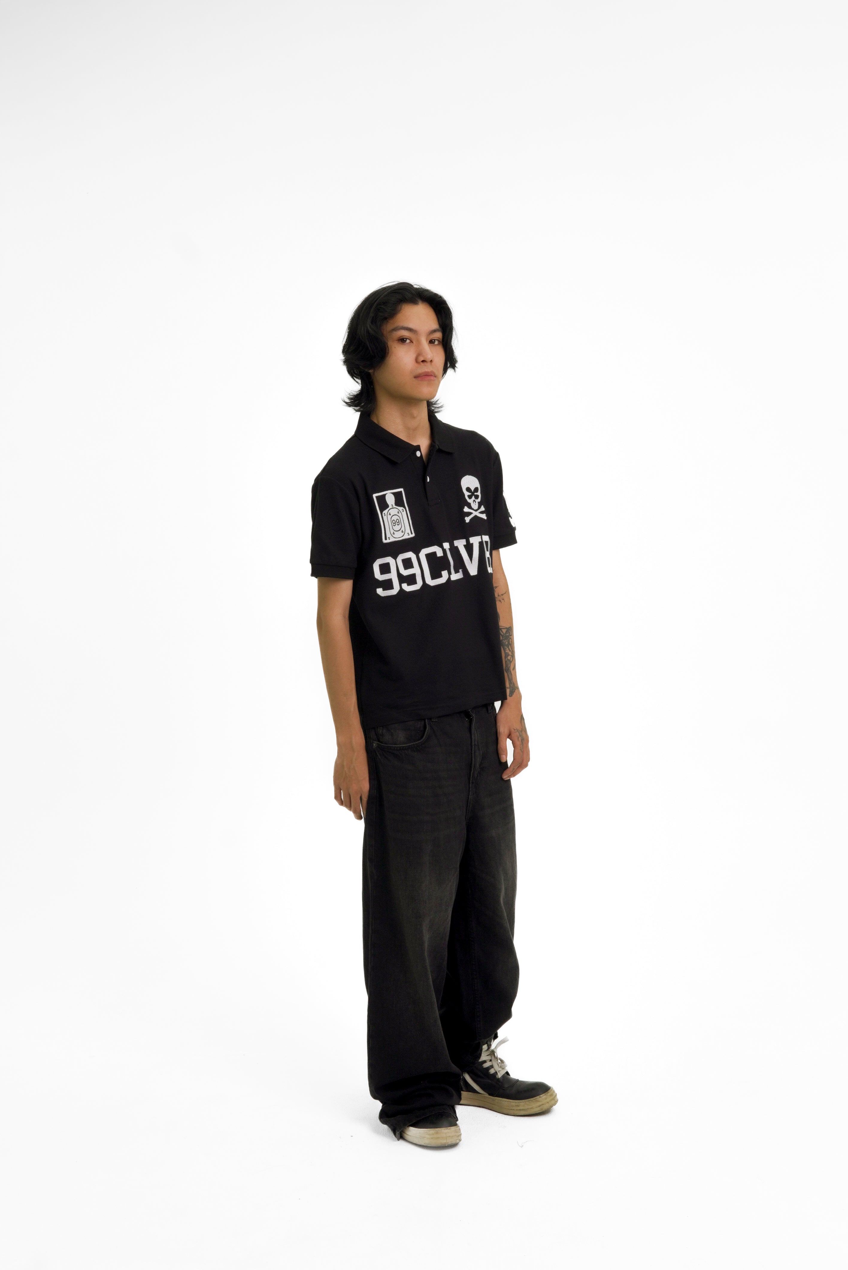 “RECOIL” POLO - BLACK