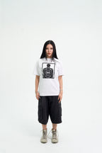 “RECOIL” FITTED TEE - WHITE