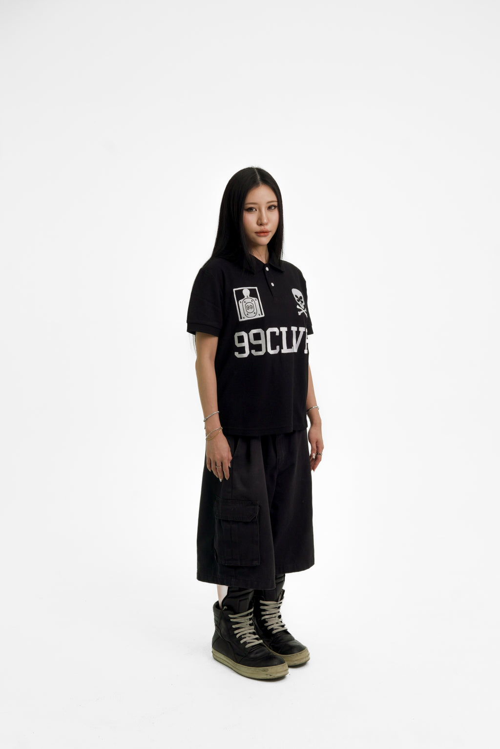 “RECOIL” POLO - BLACK