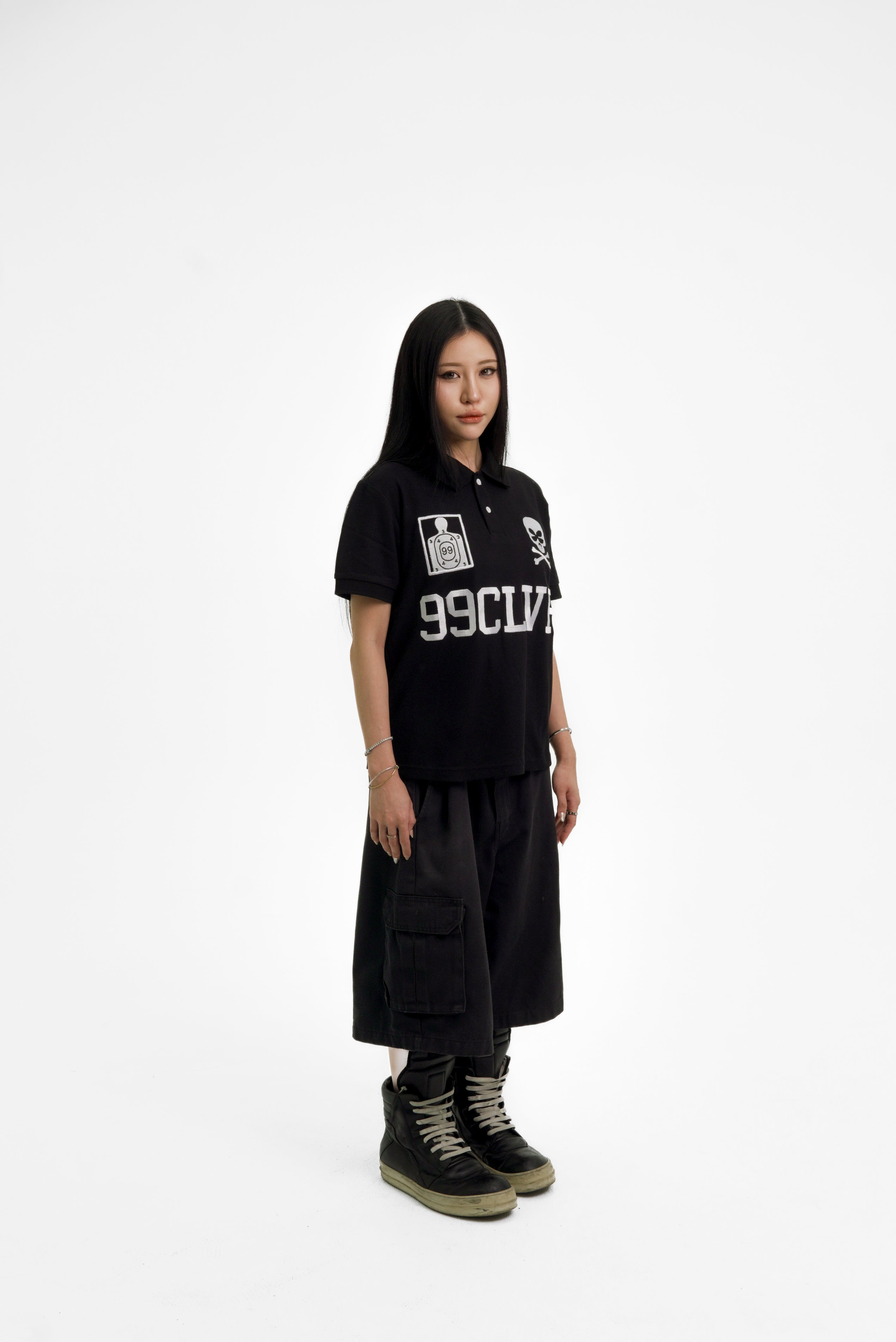 “RECOIL” POLO - BLACK