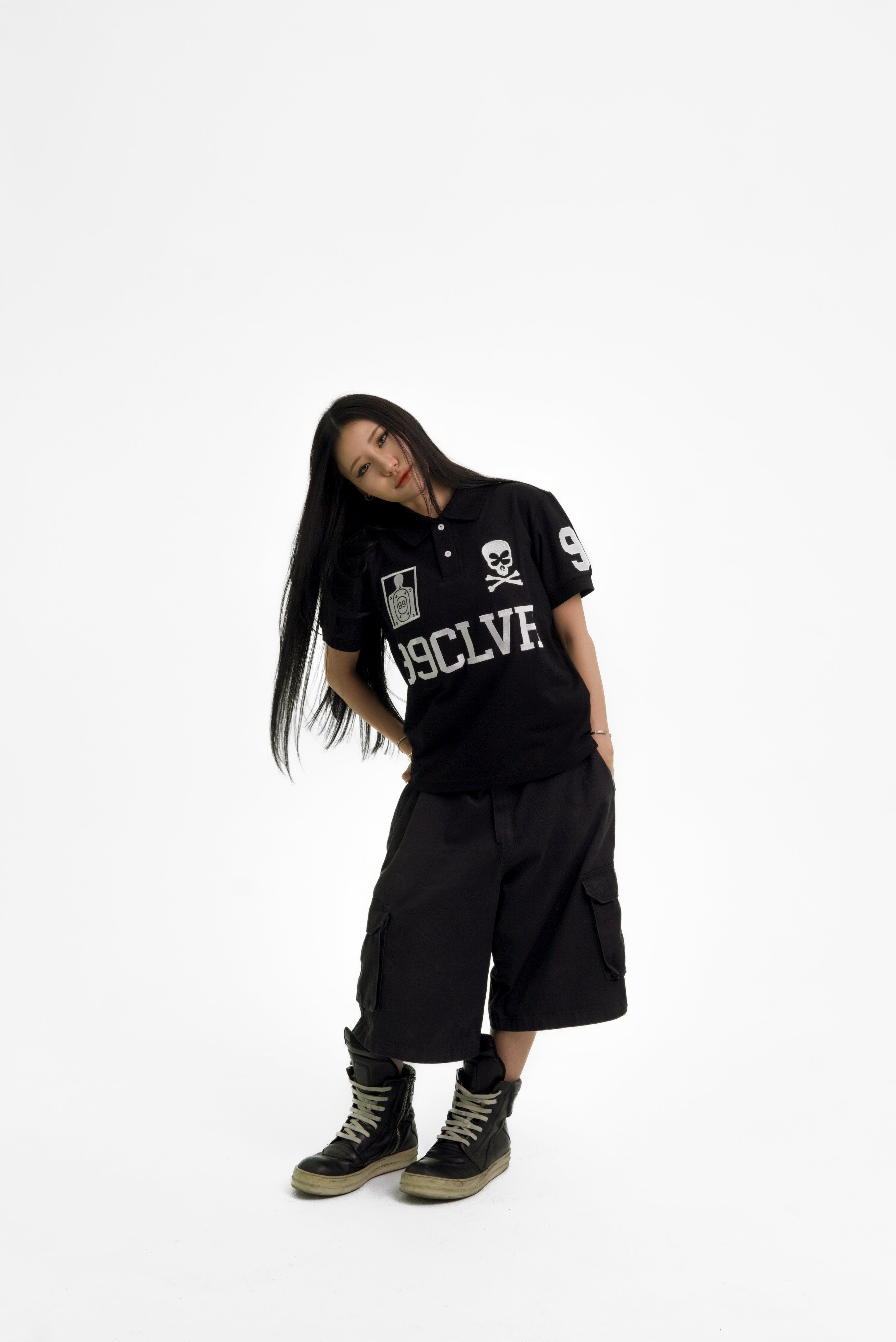 “RECOIL” POLO - BLACK