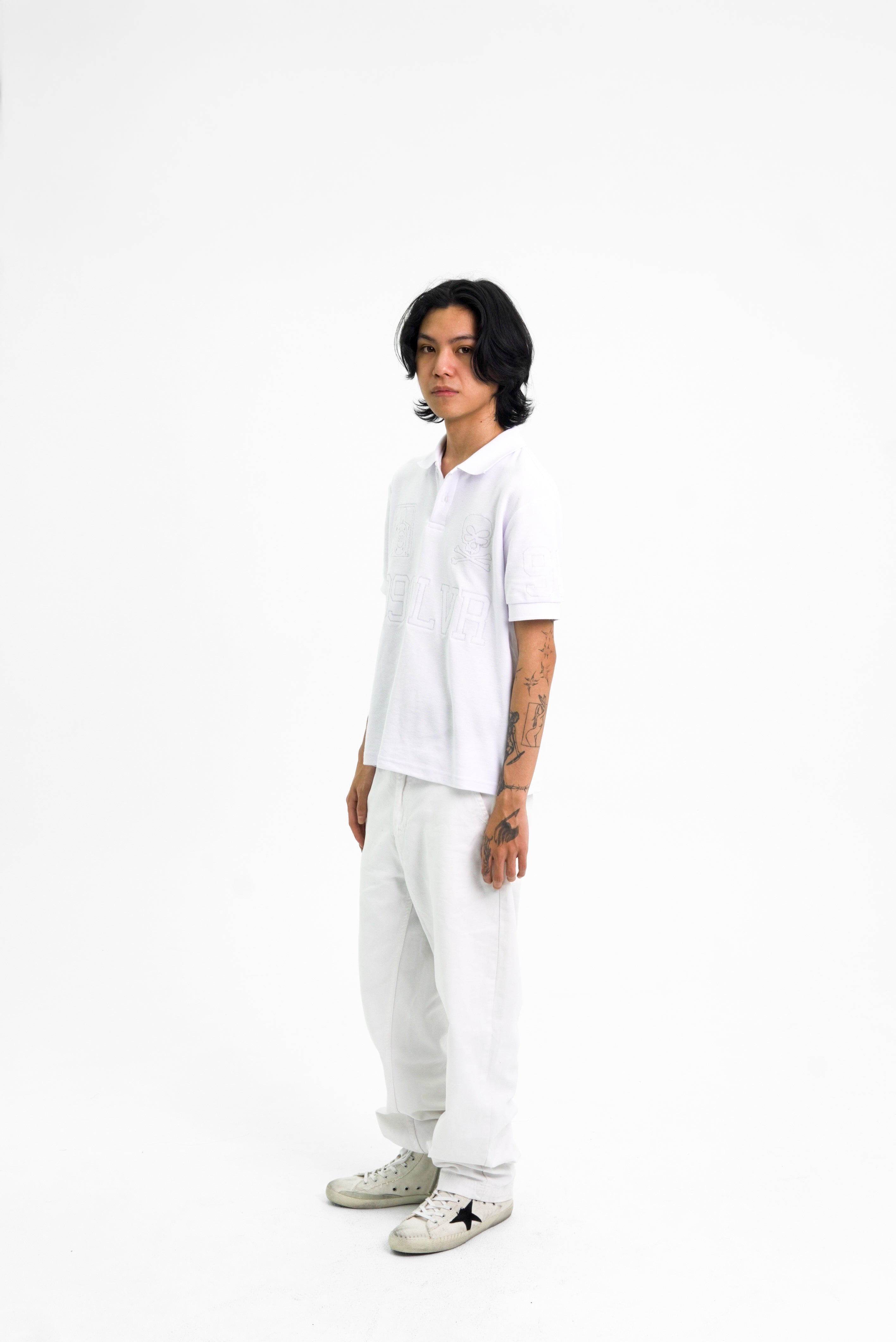 “RECOIL” POLO - WHITE