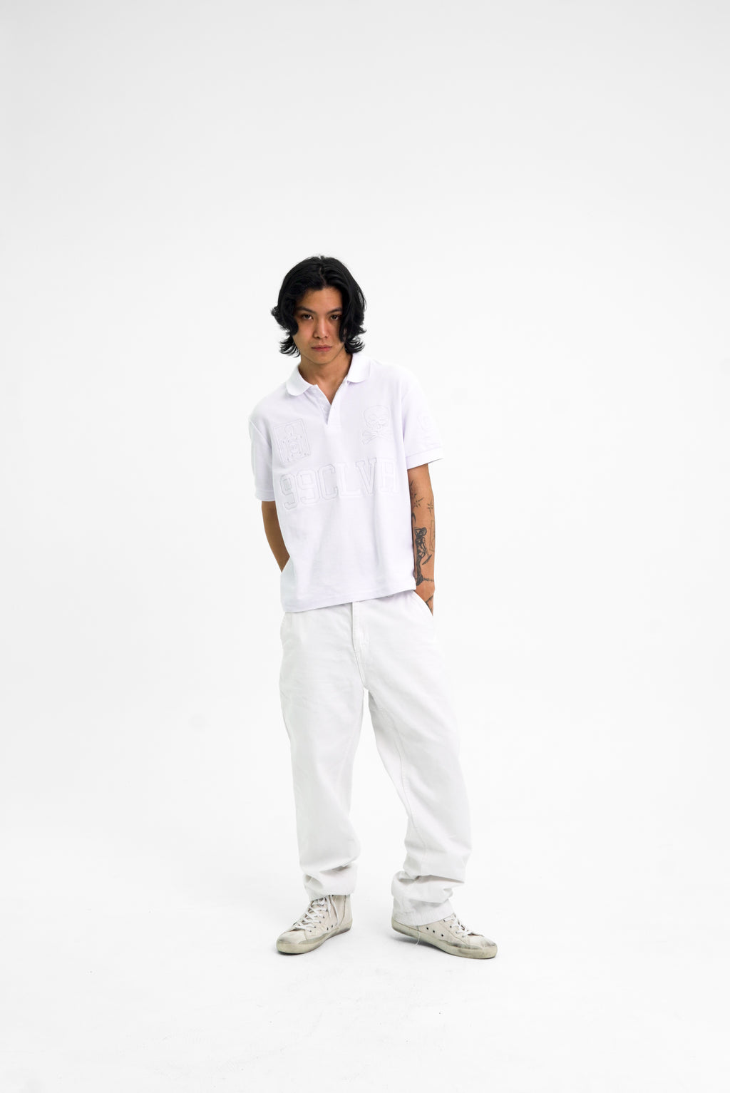 “RECOIL” POLO - WHITE