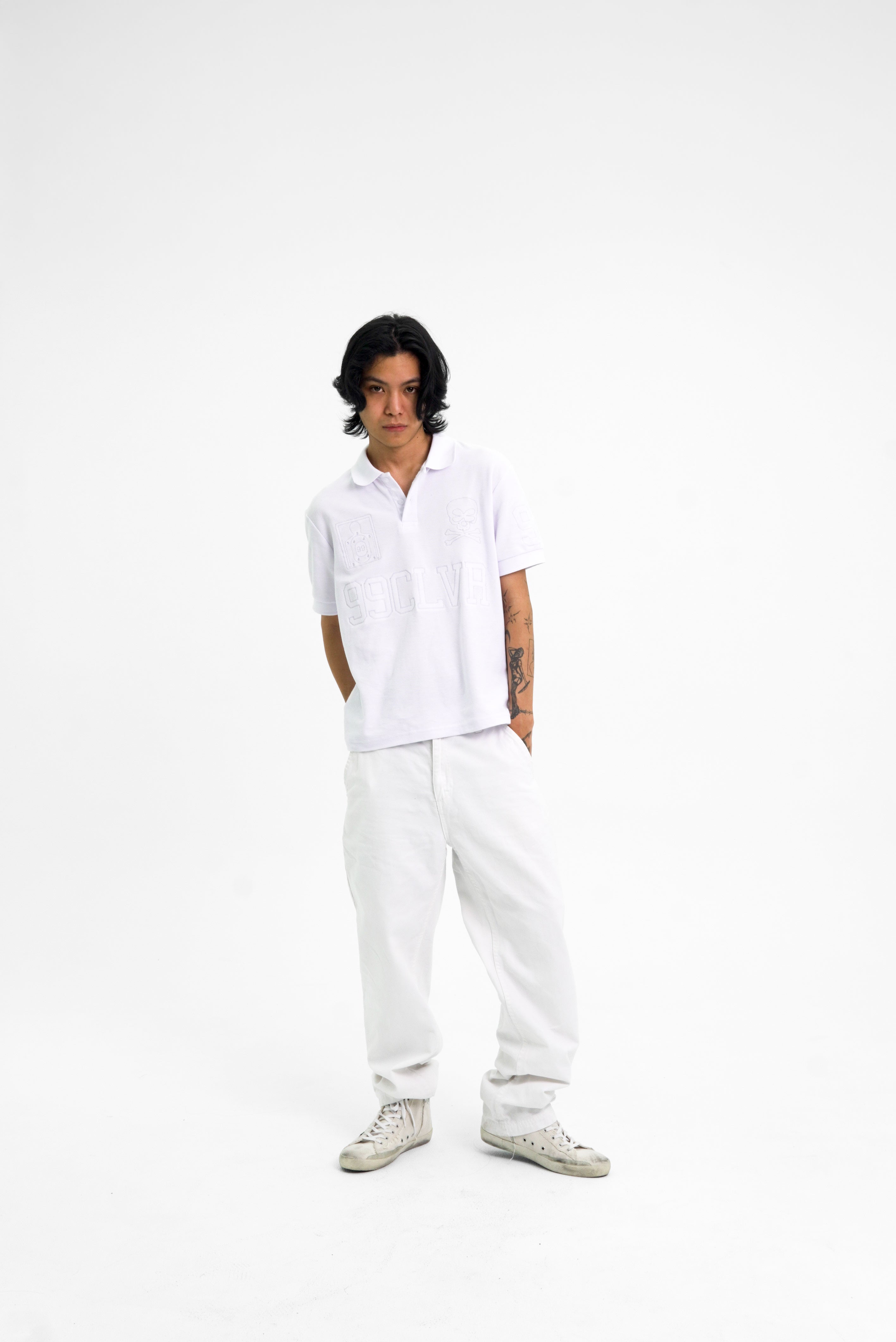 “RECOIL” POLO - WHITE