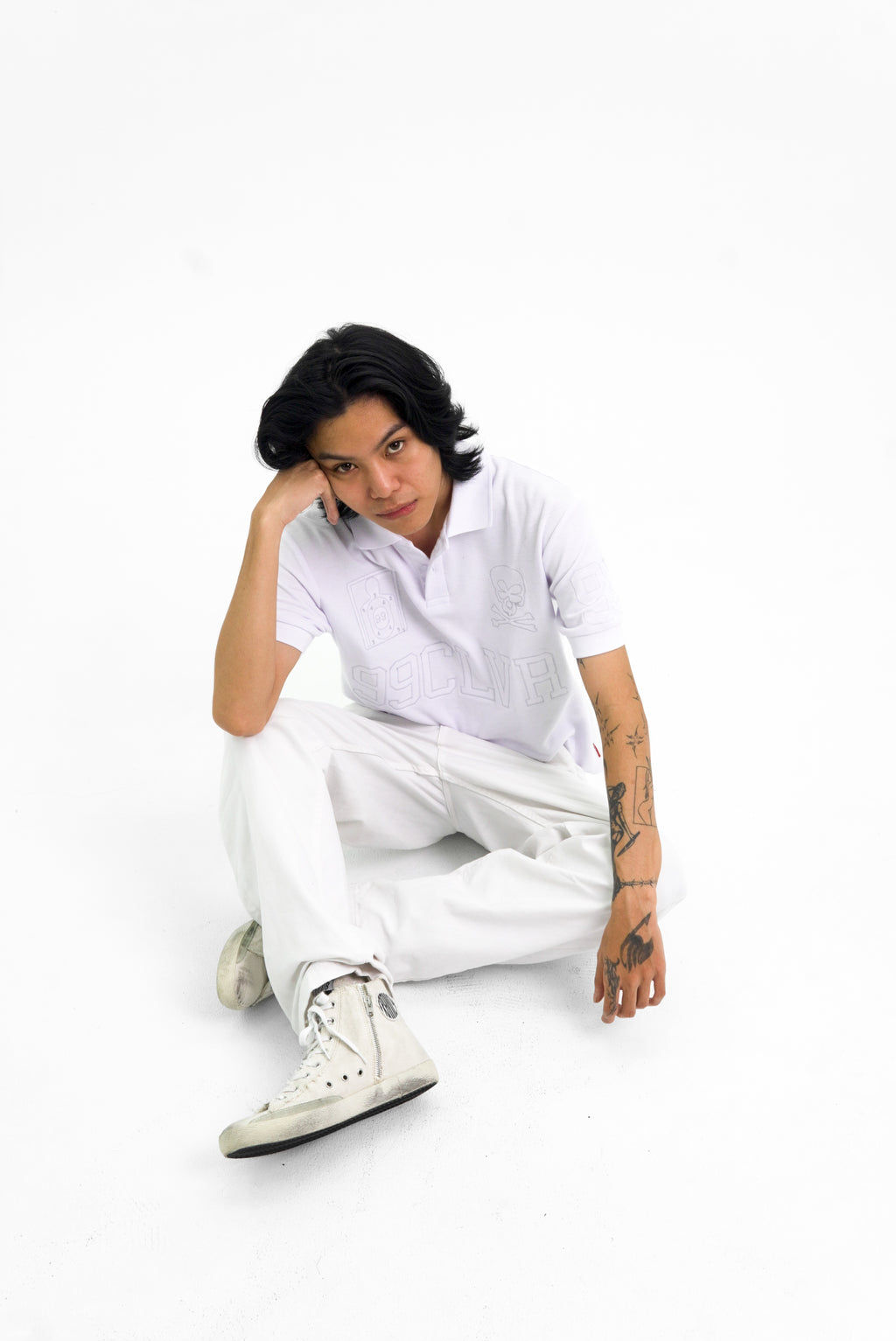 “RECOIL” POLO - WHITE