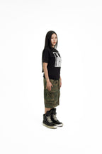“RECOIL” FITTED TEE - BLACK