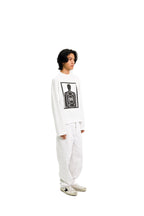“RECOIL” WAFFLE KNIT LONGSLEEVE - WHITE