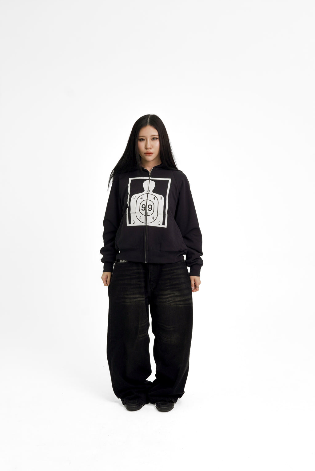 “RECOIL” ZIP UP - BLACK