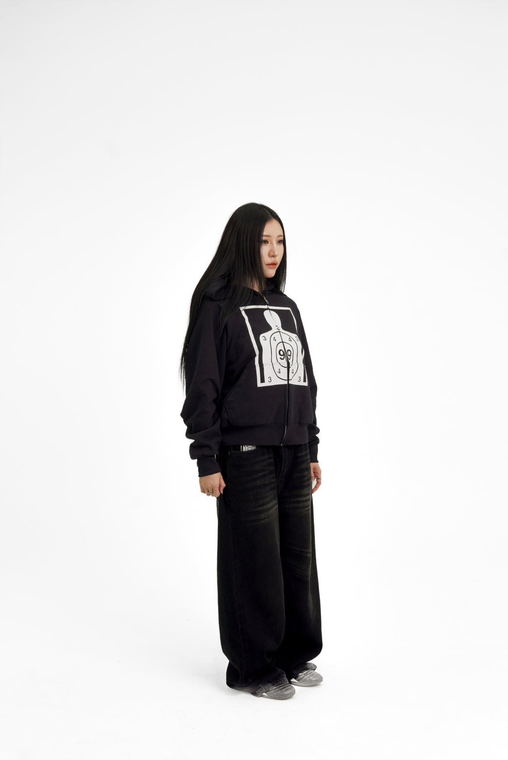 “RECOIL” ZIP UP - BLACK