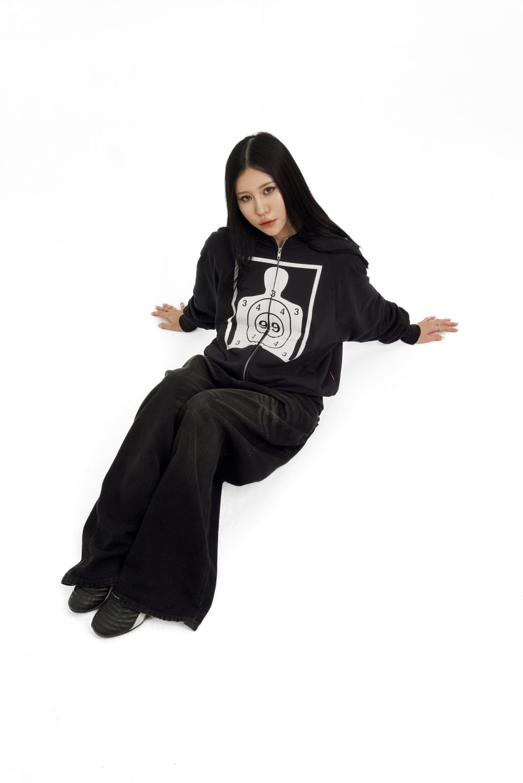 “RECOIL” ZIP UP - BLACK