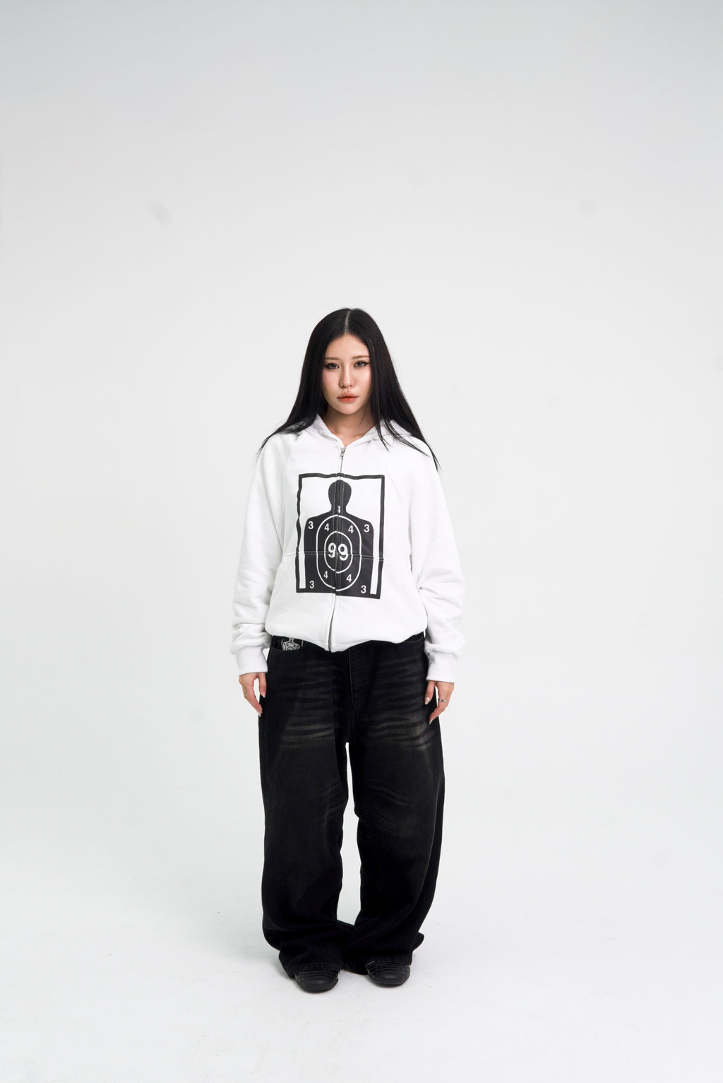 “RECOIL” ZIP-UP - WHITE